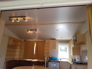plafond avant rénovation