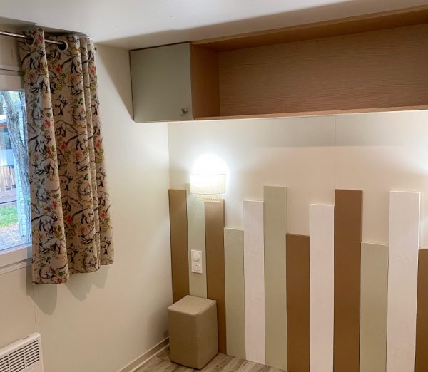 décoration mobil home rénovation chalet ambiance chambre sur mesure