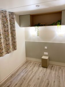 décoration mobil home rénovation chalet ambiance chambre sur mesure