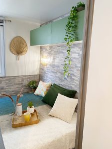 renovation chmabre parents mobil home recup
