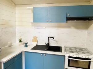Rénovation mobil-home cuisine