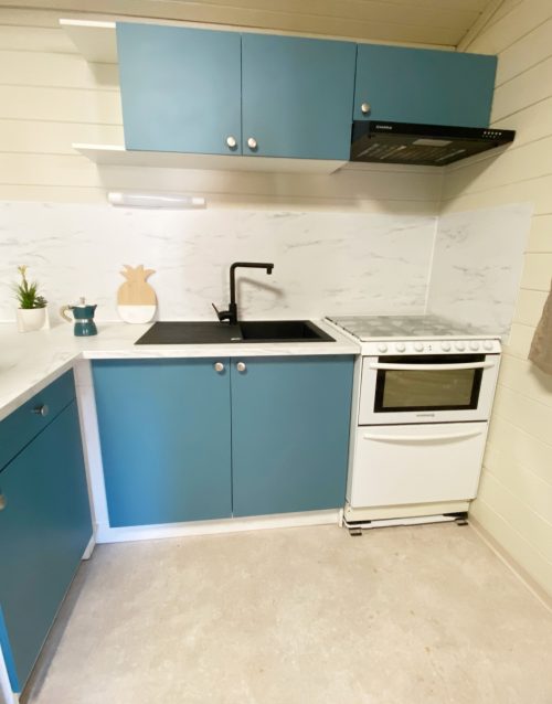 Rénovation mobil home cuisine source