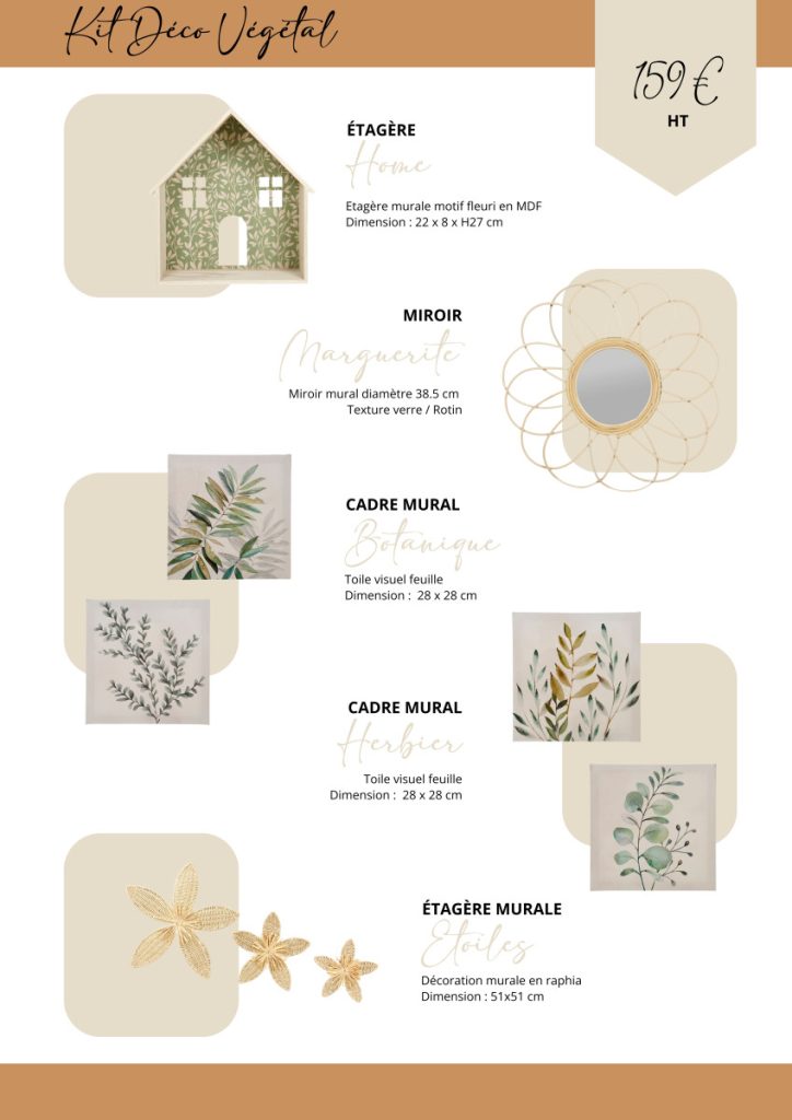 kit deco vegetal